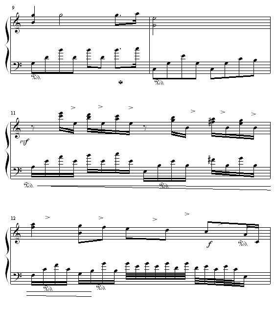 水边的阿狄丽娜-HK375钢琴曲谱（图2）