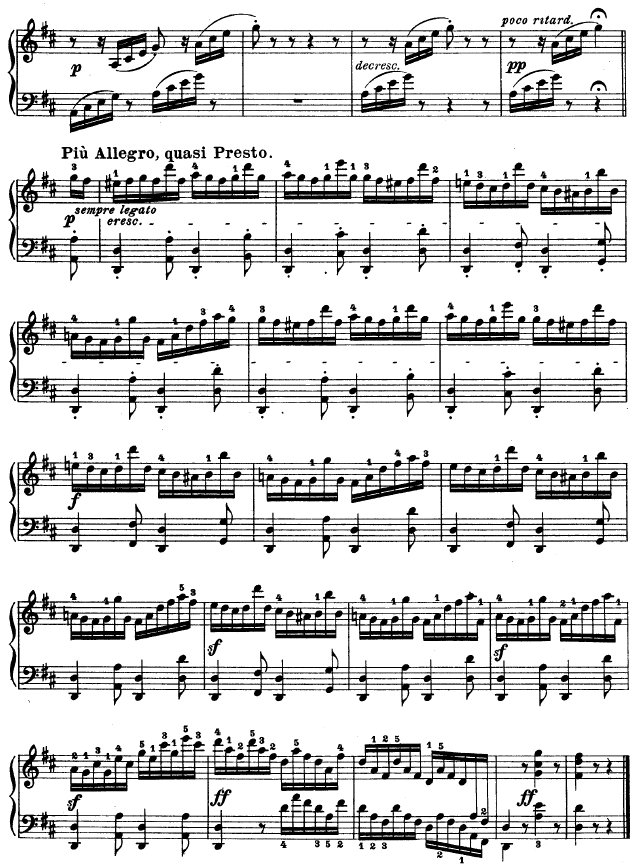 第十五钢琴奏鸣曲-（Op.28）钢琴曲谱（图23）