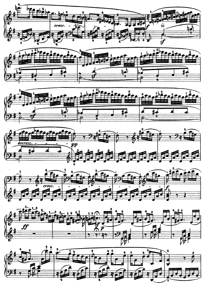 G大调第十钢琴奏鸣曲　Op. 14 No--2钢琴曲谱（图5）