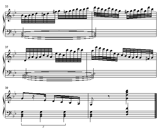 化装舞钢琴曲谱（图3）