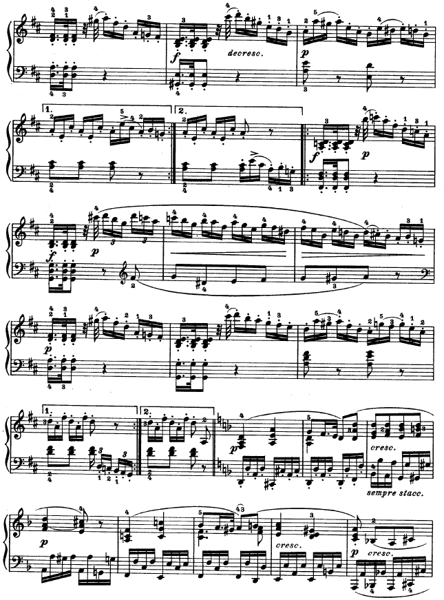 第十五钢琴奏鸣曲-（Op.28）钢琴曲谱（图12）