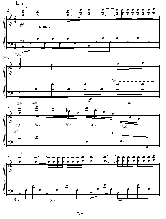 水边的阿狄丽娜-HK375钢琴曲谱（图4）