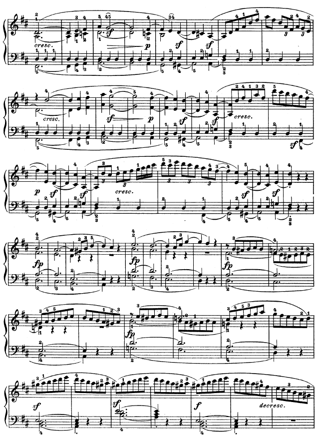 第十五钢琴奏鸣曲-（Op.28）钢琴曲谱（图7）