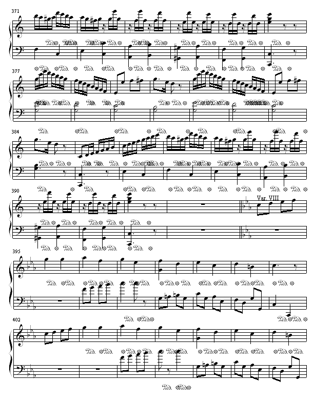 小星星变奏曲钢琴曲谱（图11）