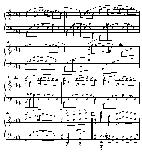 秋日私语钢琴曲谱（图2）