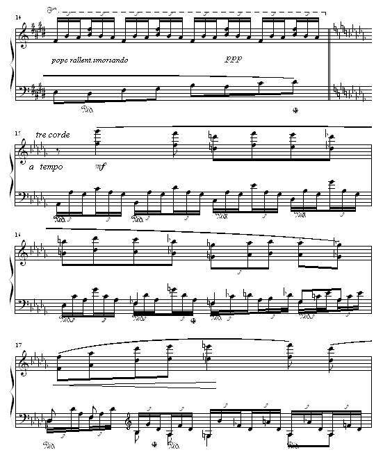 森林的呼啸钢琴曲谱（图3）