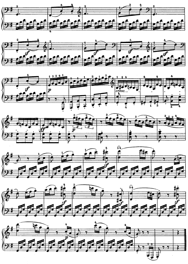G大调第十钢琴奏鸣曲　Op. 14 No--2钢琴曲谱（图16）