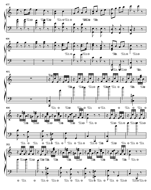 小星星变奏曲钢琴曲谱（图14）