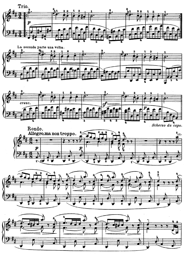 第十五钢琴奏鸣曲-（Op.28）钢琴曲谱（图16）