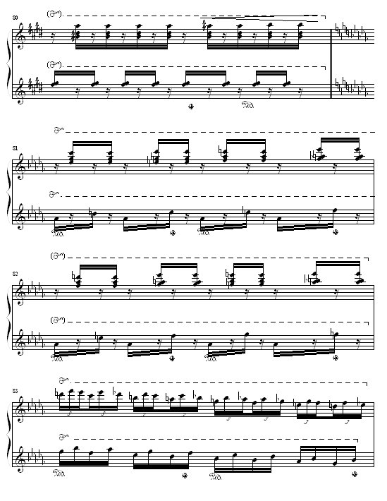 森林的呼啸钢琴曲谱（图14）