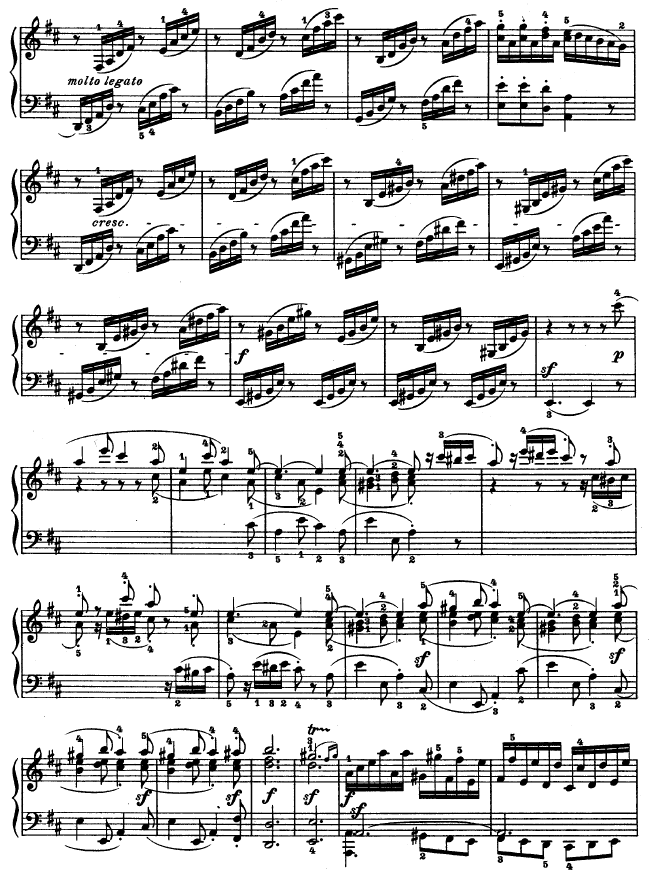 第十五钢琴奏鸣曲-（Op.28）钢琴曲谱（图17）