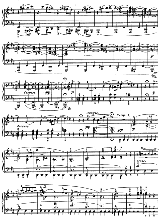 第十五钢琴奏鸣曲-（Op.28）钢琴曲谱（图6）