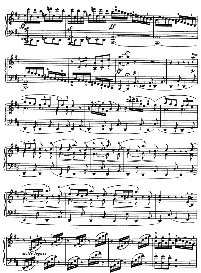 第十五钢琴奏鸣曲-（Op.28）钢琴曲谱（图20）