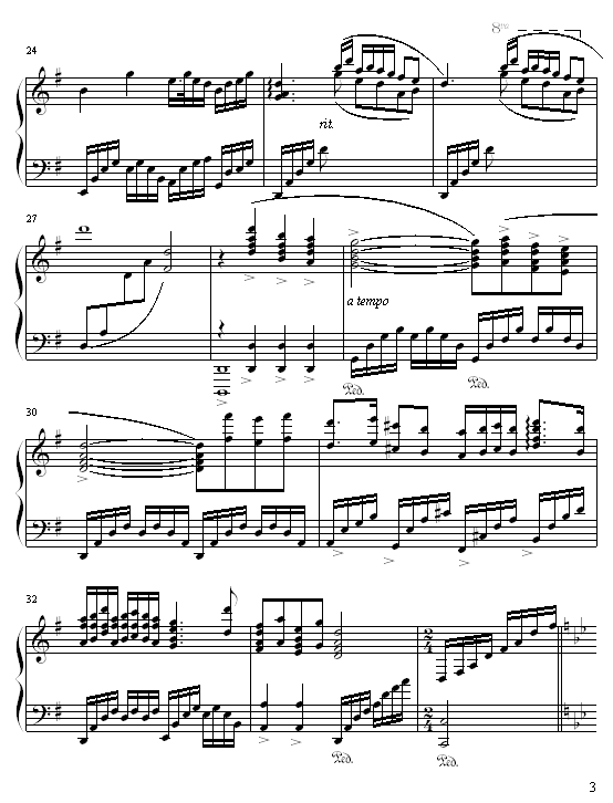 梁祝 - (市谱校正版)钢琴曲谱（图3）