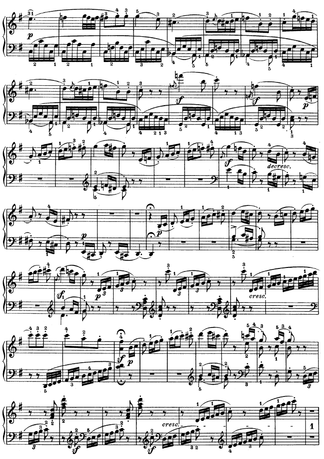 G大调第十钢琴奏鸣曲　Op. 14 No--2钢琴曲谱（图14）