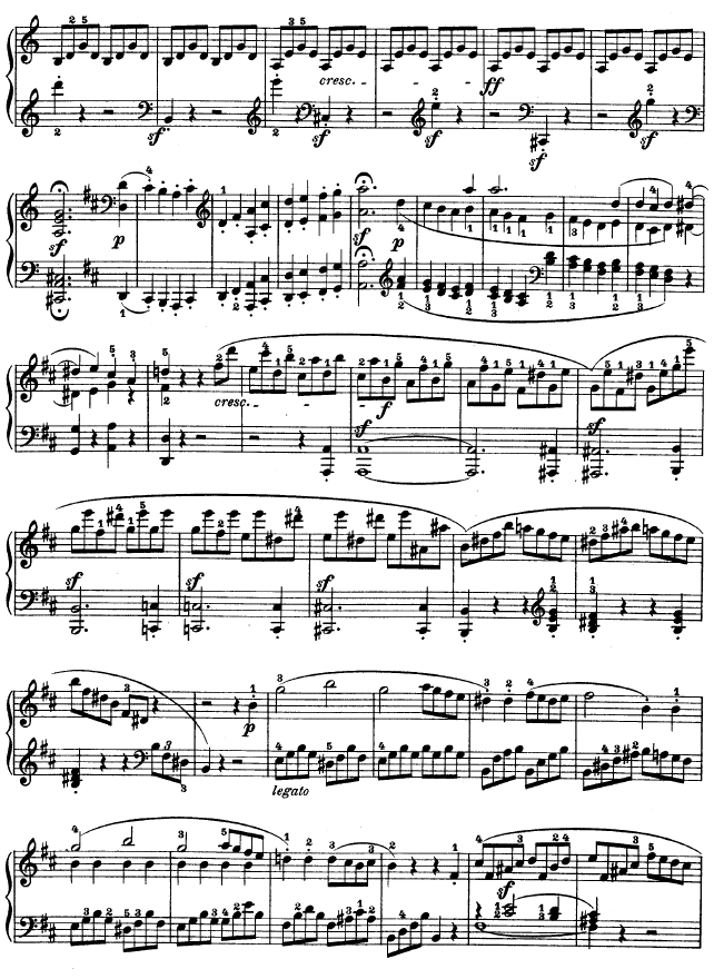 D大调第七钢琴奏鸣曲 - Op. 10 No--3钢琴曲谱（图6）