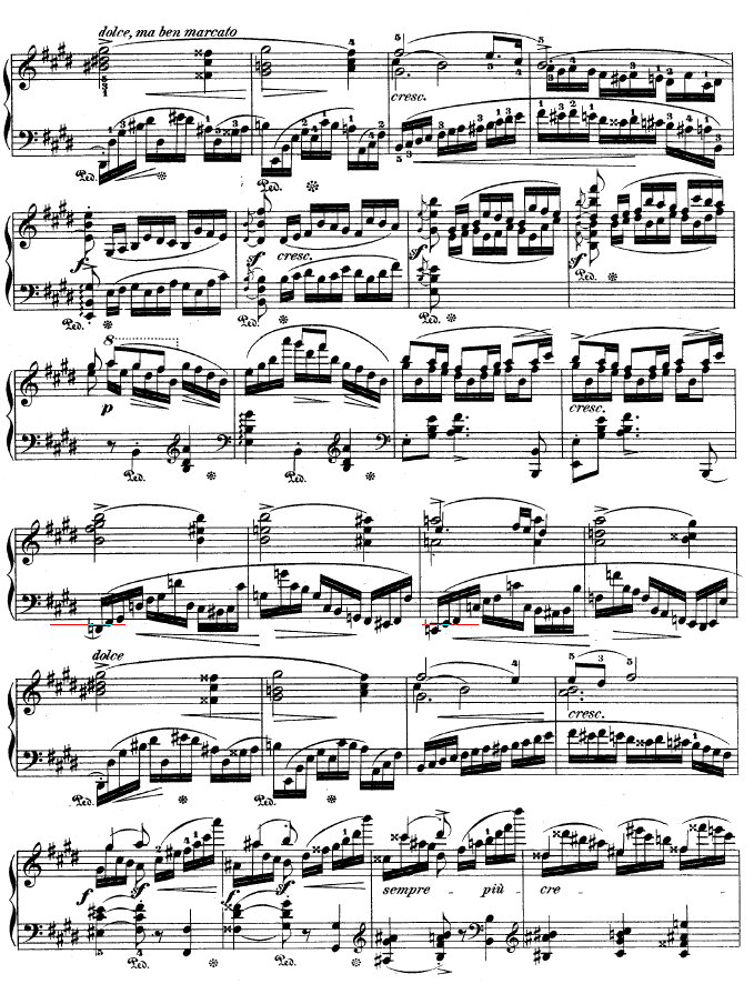 钢琴第一协奏曲 op.11-1钢琴曲谱（图10）