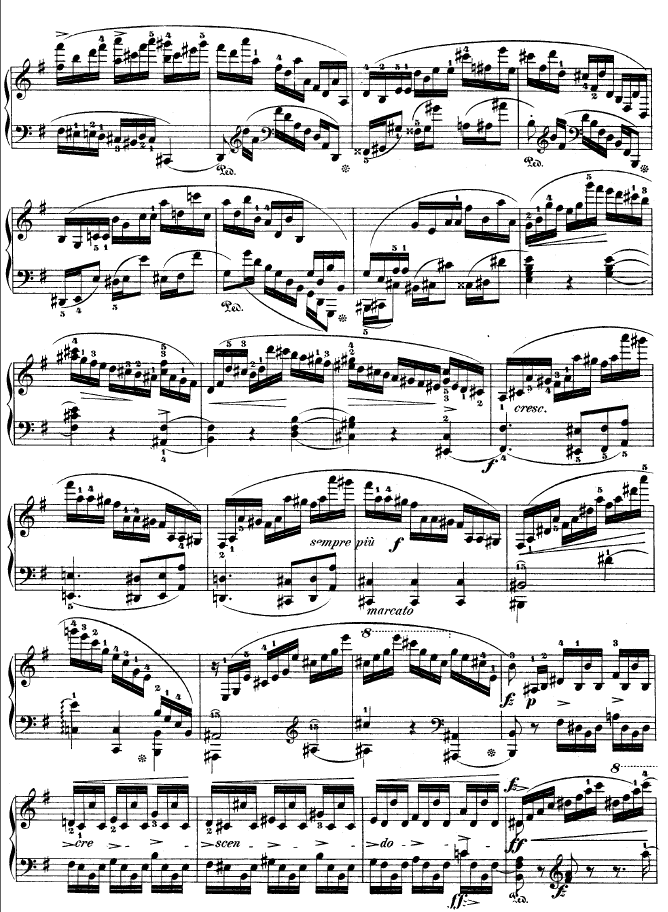 钢琴第一协奏曲 op.11-1钢琴曲谱（图17）