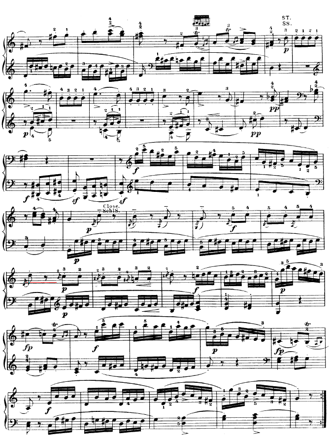 C大调钢琴奏鸣曲 K279钢琴曲谱（图10）