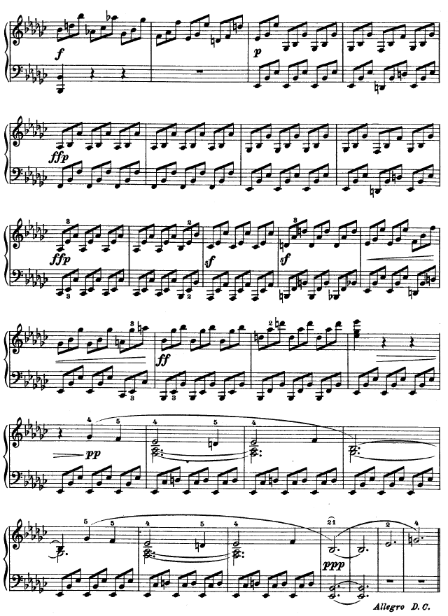 降E大调第四钢琴奏鸣曲-Op.7钢琴曲谱（图17）