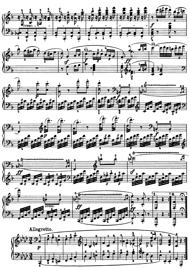 F大调第六钢琴奏鸣曲 - Op.10—2钢琴曲谱（图7）