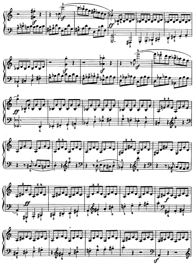 D大调第七钢琴奏鸣曲 - Op. 10 No--3钢琴曲谱（图5）