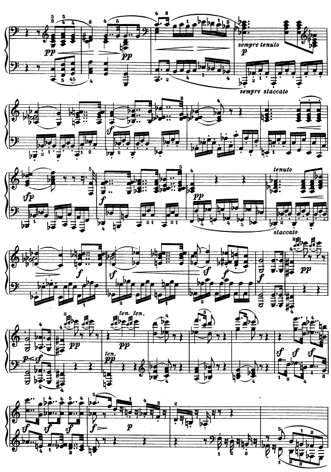 降E大调第四钢琴奏鸣曲-Op.7钢琴曲谱（图12）