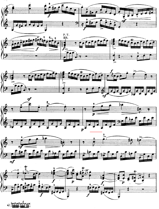 C大调钢琴奏鸣曲 K279钢琴曲谱（图4）