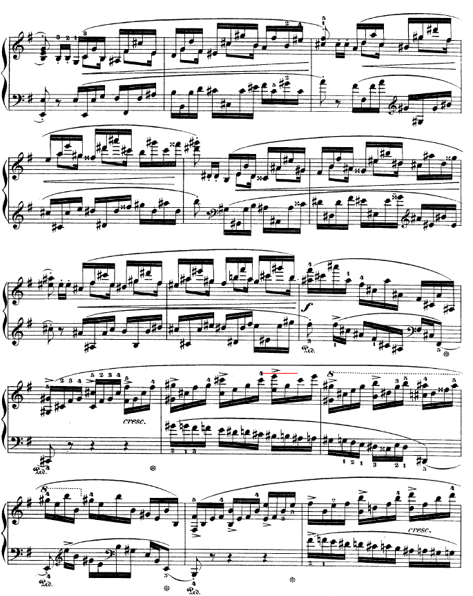 钢琴第一协奏曲 op.11-1钢琴曲谱（图16）