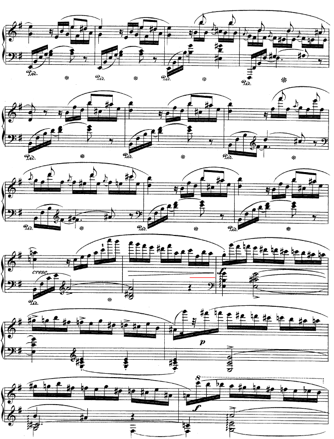 钢琴第一协奏曲 op.11-1钢琴曲谱（图20）