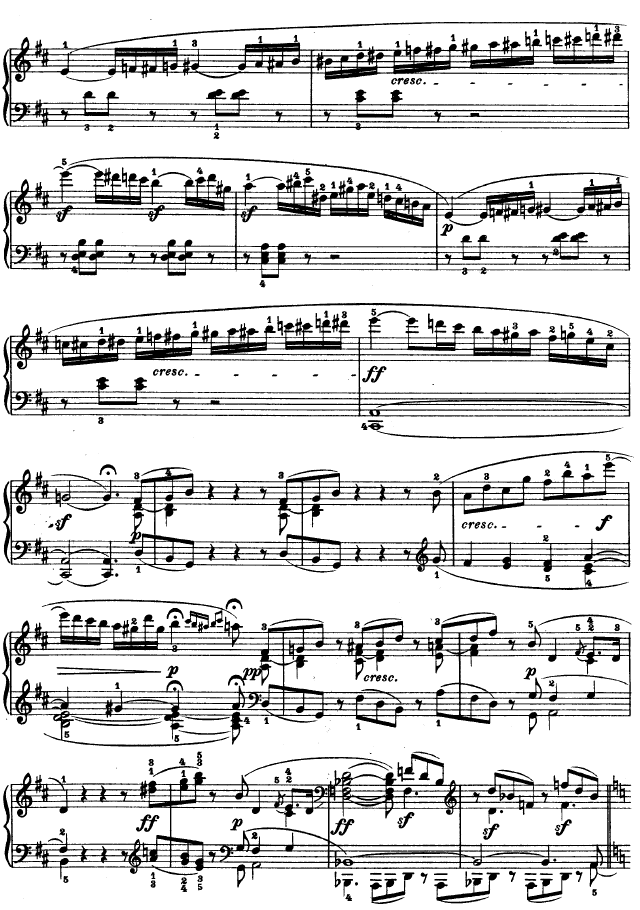 D大调第七钢琴奏鸣曲 - Op. 10 No--3钢琴曲谱（图18）