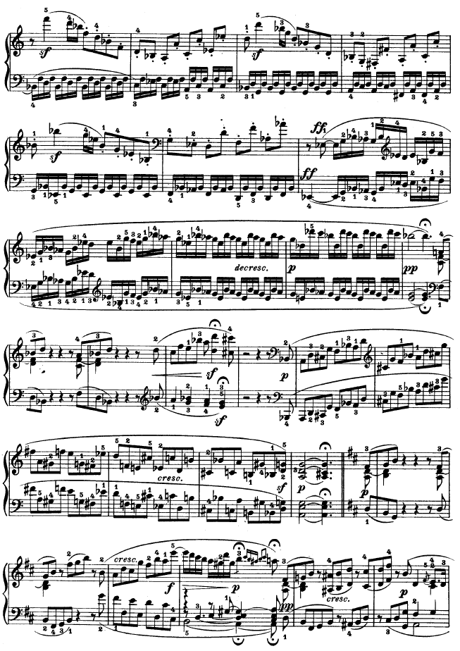 D大调第七钢琴奏鸣曲 - Op. 10 No--3钢琴曲谱（图19）