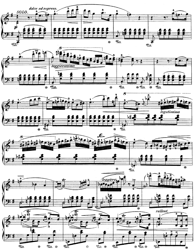 钢琴第一协奏曲 op.11-1钢琴曲谱（图13）