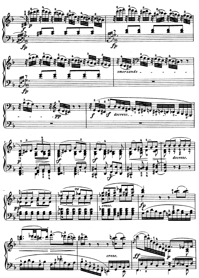 D大调第七钢琴奏鸣曲 - Op. 10 No--3钢琴曲谱（图12）