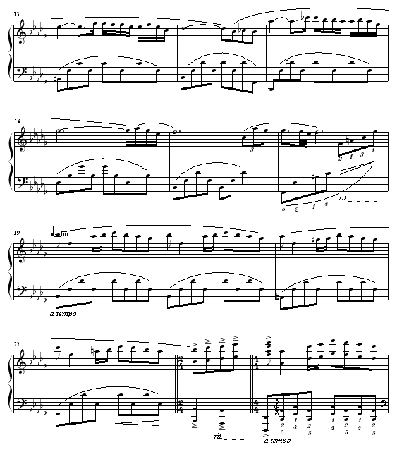 秋日的私语钢琴曲谱（图2）