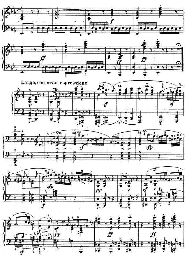 降E大调第四钢琴奏鸣曲-Op.7钢琴曲谱（图11）