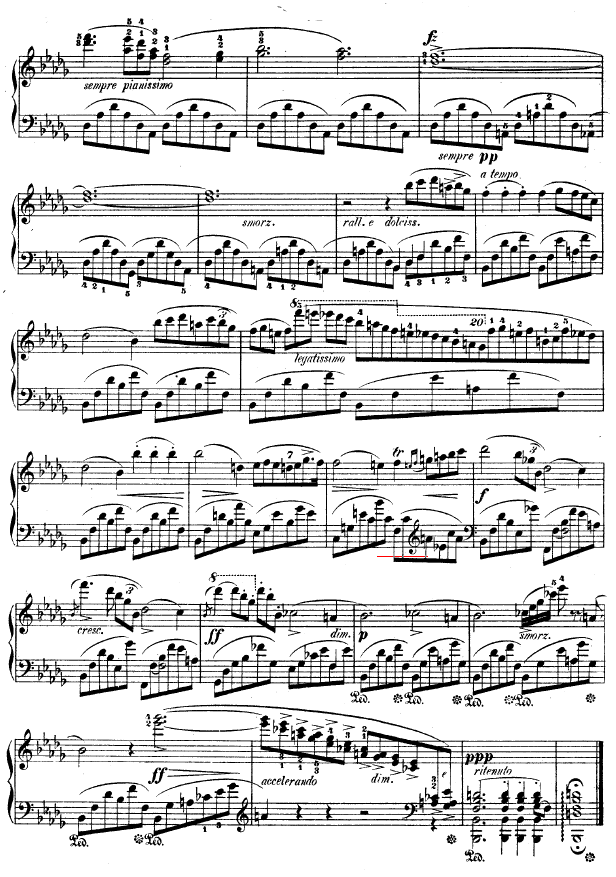 夜曲No.1 - Op.9-1钢琴曲谱（图4）