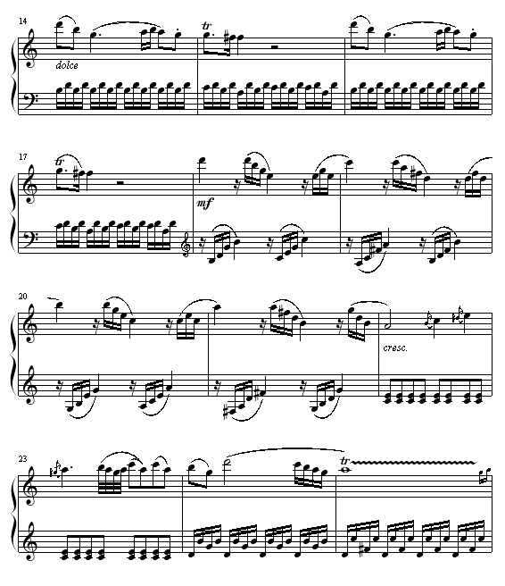 奏鸣曲 Sonatas K545钢琴曲谱（图2）