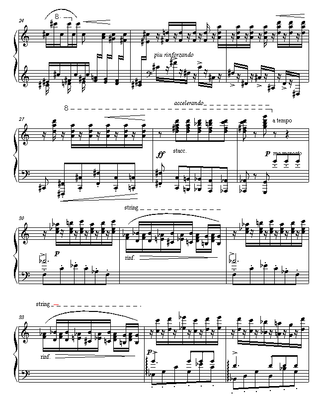李斯特超凡练习曲第二首钢琴曲谱（图3）