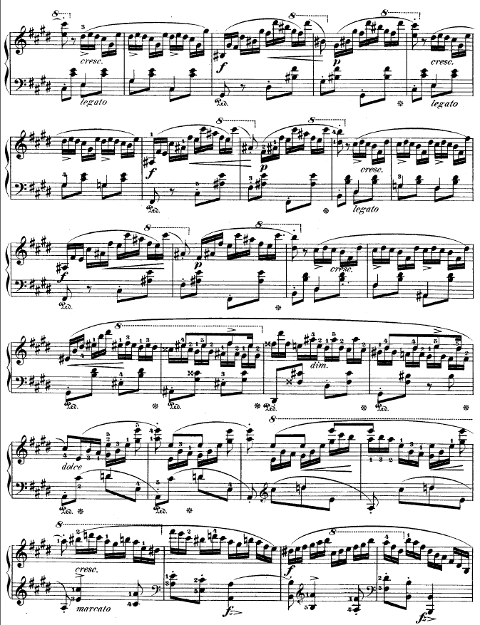 钢琴第一协奏曲 op.11-3钢琴曲谱（图4）