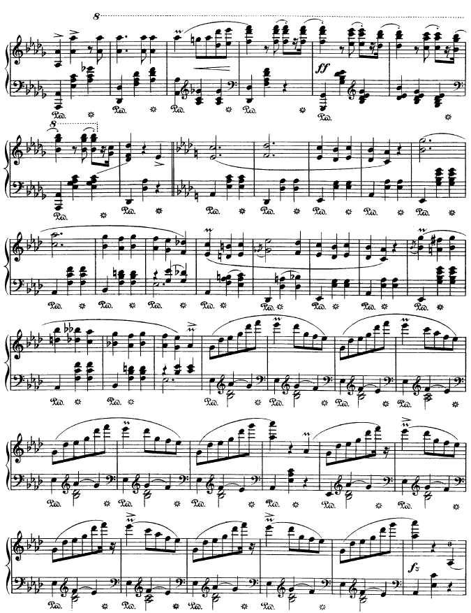 钢琴圆舞曲34-1钢琴曲谱（图6）