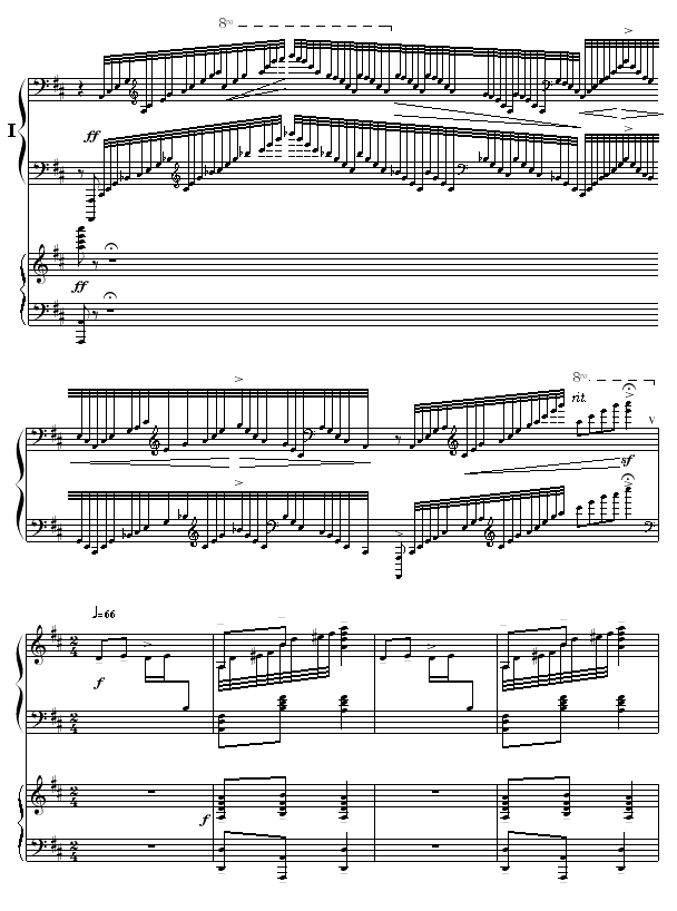 黄河船夫曲钢琴曲谱（图2）