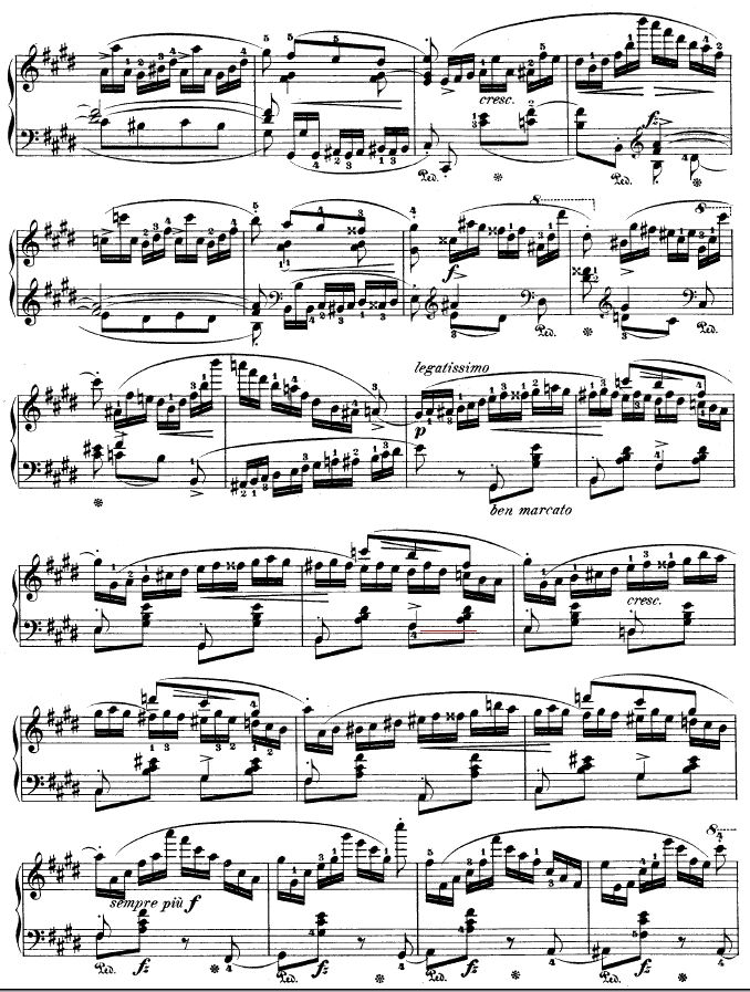 钢琴第一协奏曲 op.11-3钢琴曲谱（图8）