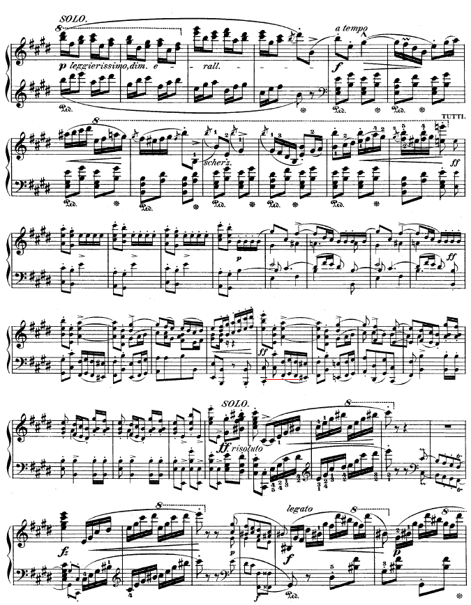 钢琴第一协奏曲 op.11-3钢琴曲谱（图3）