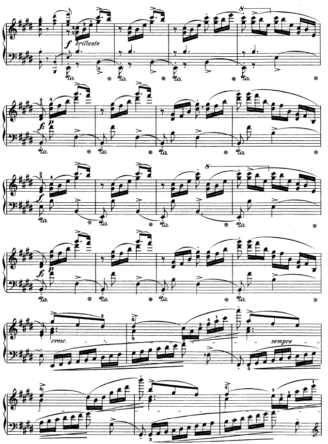 钢琴第一协奏曲 op.11-3钢琴曲谱（图18）