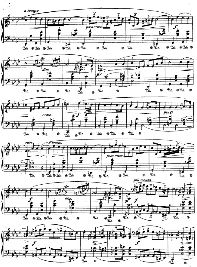 夜曲No.15 - OP.55-1钢琴曲谱（图2）