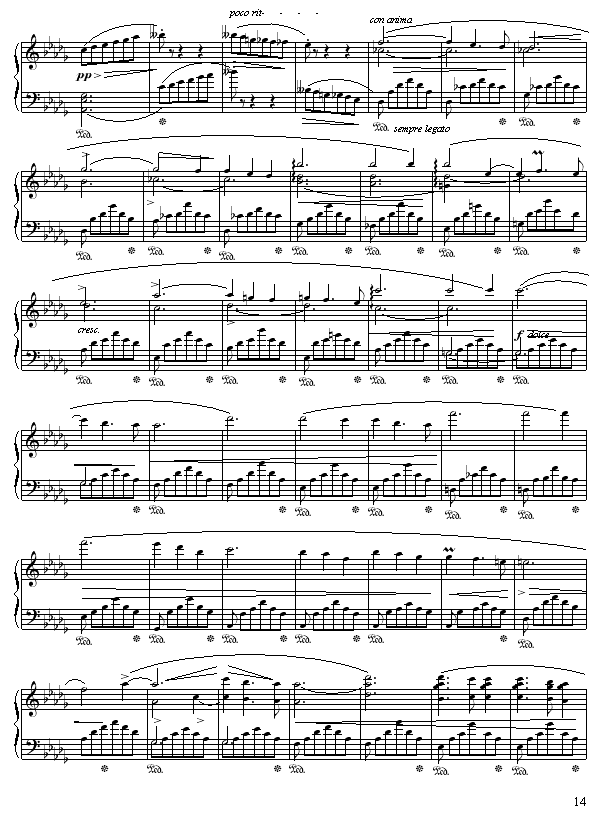 谐谑曲-苗波钢琴曲谱（图14）