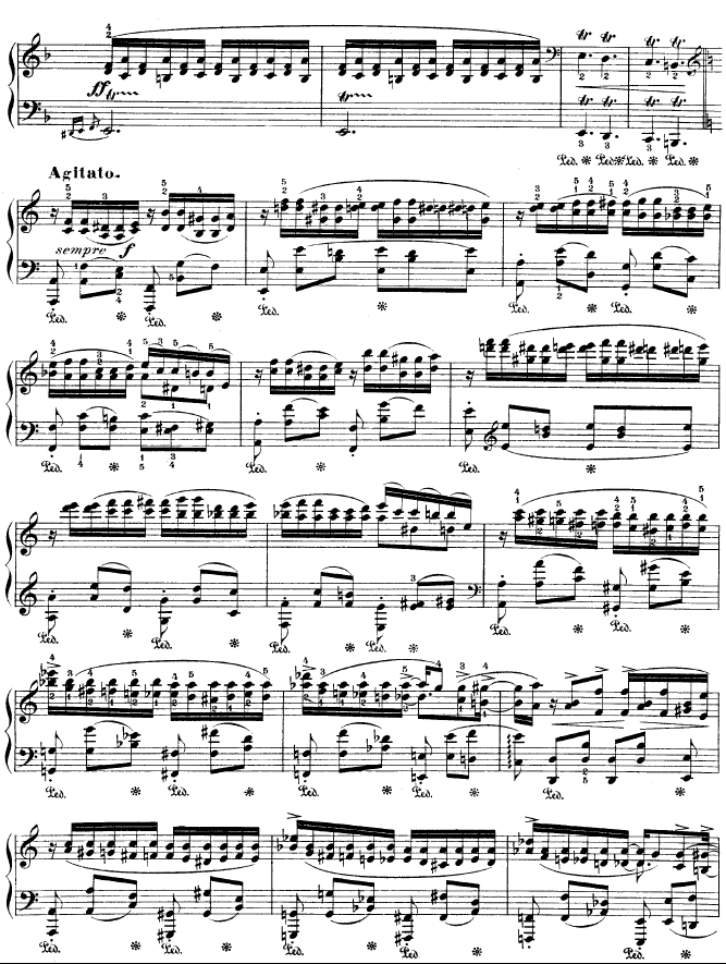 F大调第二叙事曲钢琴曲谱（图7）