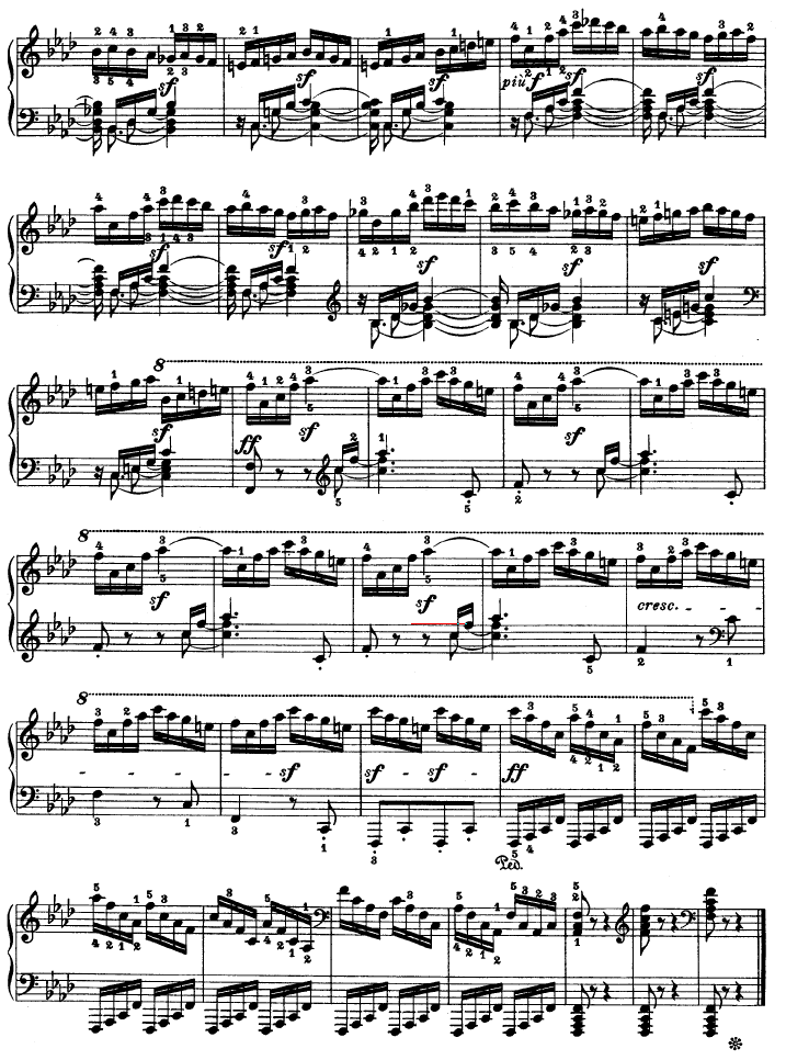 热情奏鸣曲-作品57号(第二十三钢琴奏鸣曲)钢琴曲谱（图29）