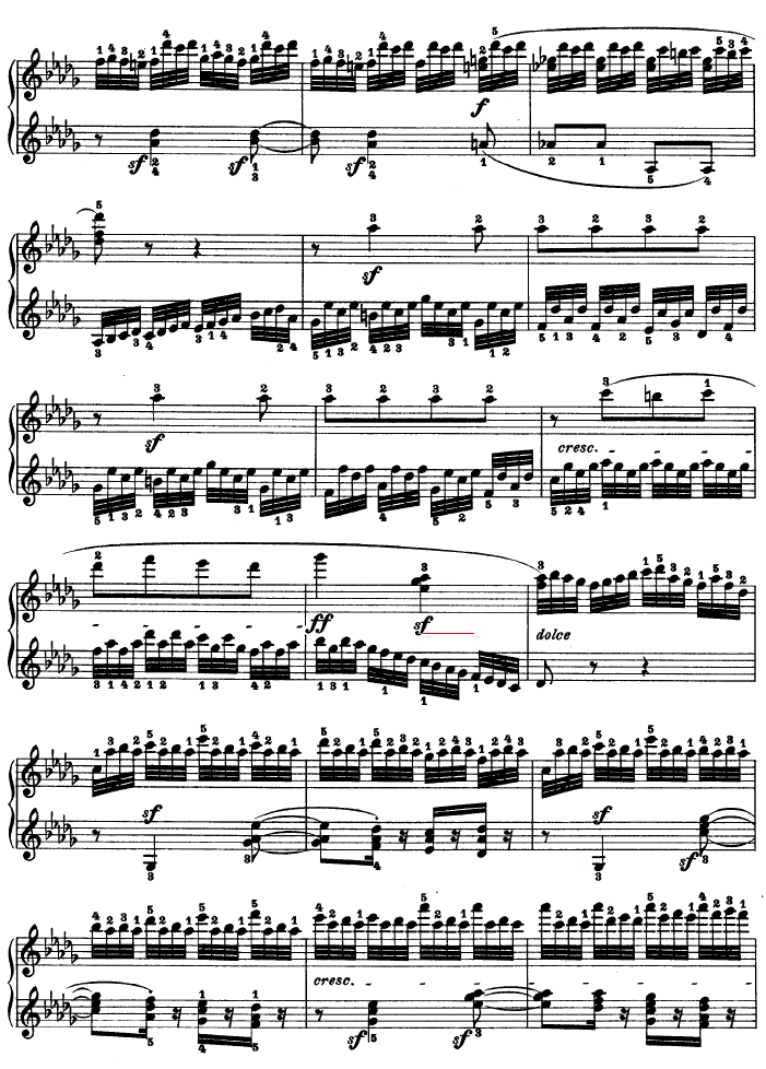 热情奏鸣曲-作品57号(第二十三钢琴奏鸣曲)钢琴曲谱（图18）
